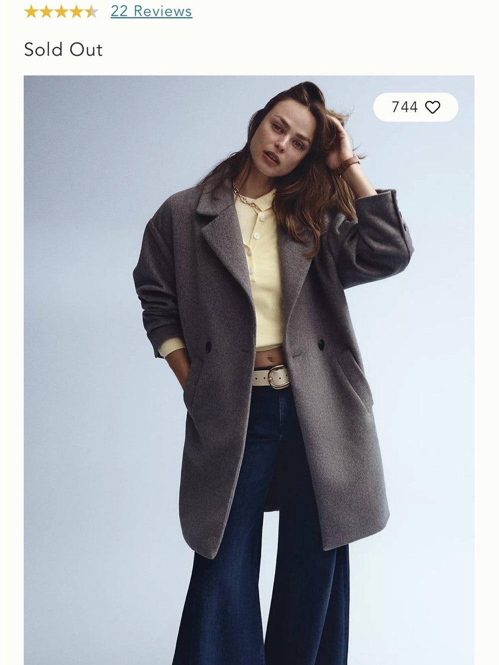 Maeve Relaxed Cocoon Coat